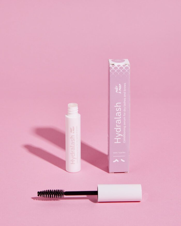 hydralash serum for dry lashes and brows Prêt à Prep