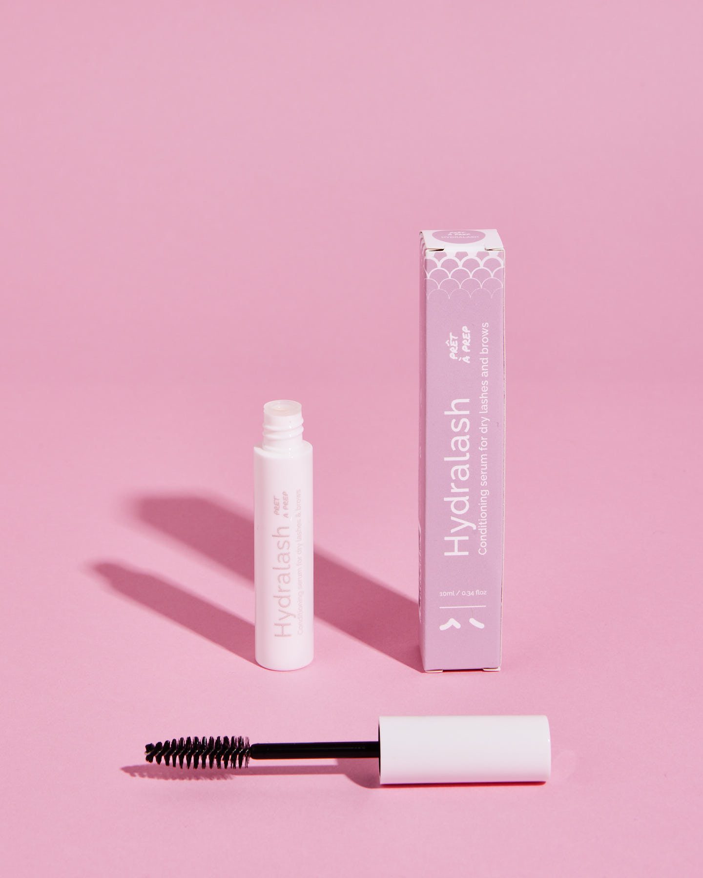 hydralash serum for dry lashes and brows Prêt à Prep